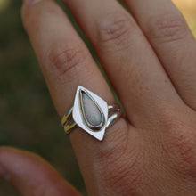 Load image into Gallery viewer, Diamond Opal Ring - Size 9