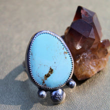 Load image into Gallery viewer, Turquoise star ring - size 7.5