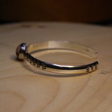 Load image into Gallery viewer, stamped opal cuff