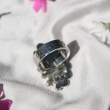 Load image into Gallery viewer, Passionflower Ring - size 8 (please read description)