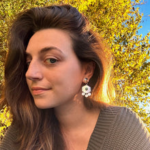 Load image into Gallery viewer, Turquoise Hexagon Earrings