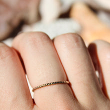 Load image into Gallery viewer, Made to order - Gold twisted stacking ring