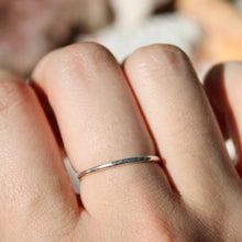 Load image into Gallery viewer, Made to Order - Silver hand-hammered stacking ring
