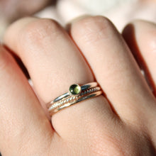 Load image into Gallery viewer, Made to order - Silver twisted stacking ring