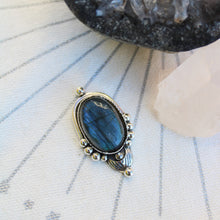 Load image into Gallery viewer, Labradorite Moon Ring No. I - Made to Finish