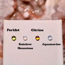 Load image into Gallery viewer, Made to order - Silver gemstone ring (multiple stone options available)