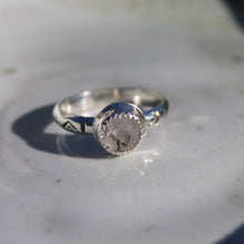 Load image into Gallery viewer, Tourmalinated Quartz ring - size 6.5
