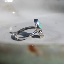 Load image into Gallery viewer, Turquoise &amp; Opal ring - size 10
