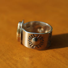 Load image into Gallery viewer, Medallion Ring No. 1 - Size 7.75 (fits like a 7.25)
