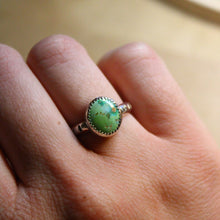 Load image into Gallery viewer, stamped verde valley ring - size 7
