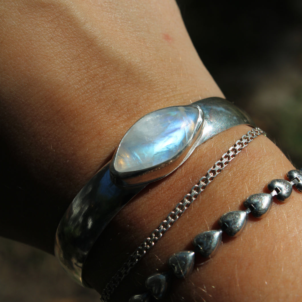 Moonstone cuff