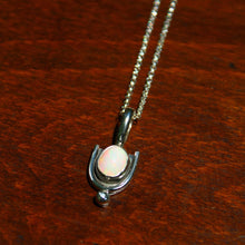 Load image into Gallery viewer, Opal Pendant - 16&quot; chain
