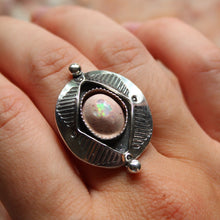 Load image into Gallery viewer, Fire Opal Concho Ring - custom size
