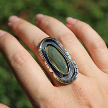 Load image into Gallery viewer, jasper saw tooth ring - custom size
