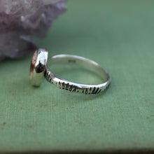 Load image into Gallery viewer, Opal Stamped Ring - Size 10.5
