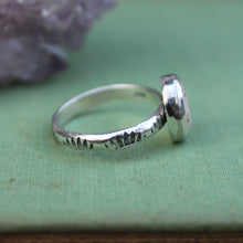 Load image into Gallery viewer, Opal Stamped Ring - Size 10.5

