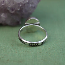 Load image into Gallery viewer, White Water Stamped Ring - Size 8.25
