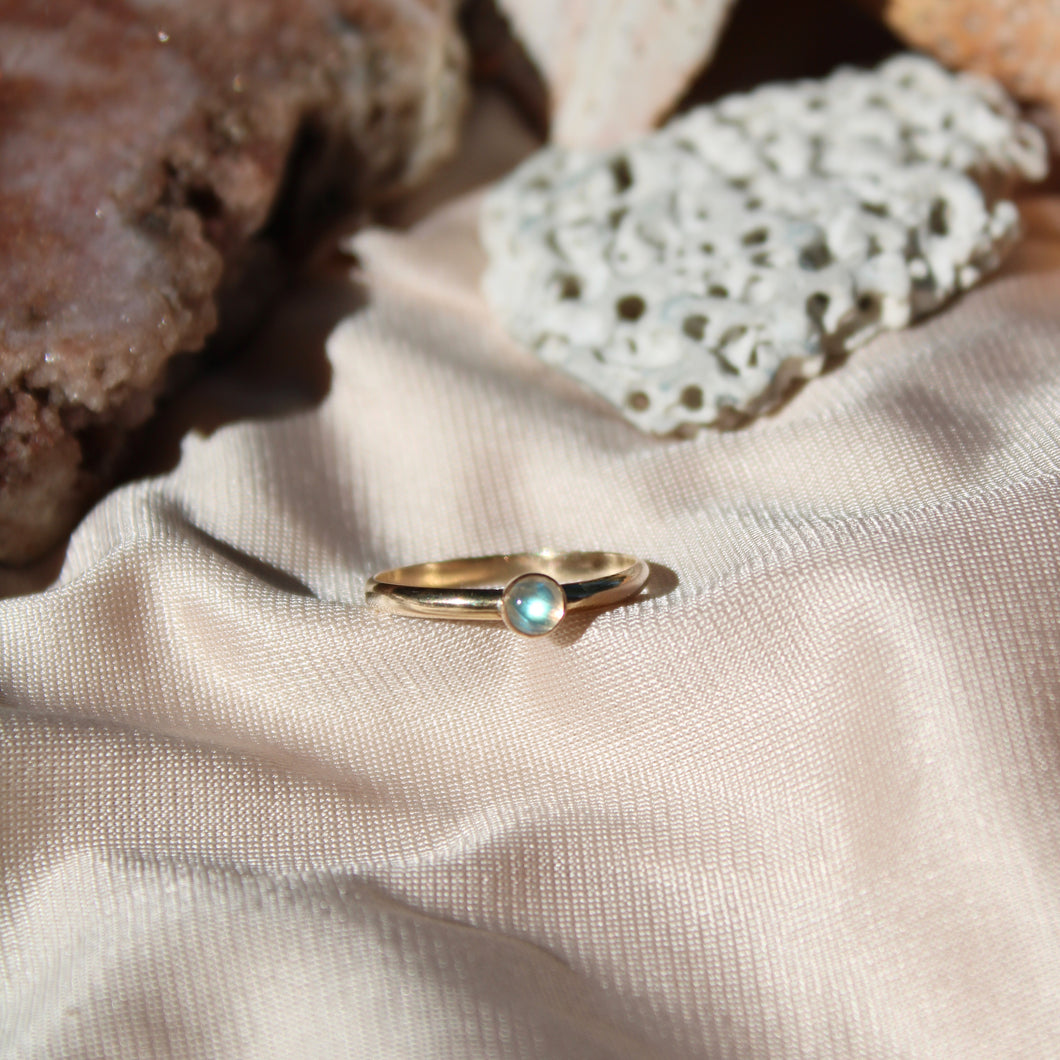 Made to order - Gold gemstone ring (multiple stone options available)