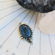 Load image into Gallery viewer, Labradorite Moon Ring No. I - Made to Finish

